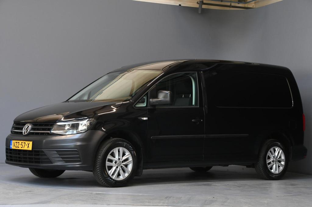 Volkswagen Caddy 1.6 TDI L2H1 Maxi Highline, Auto's, Bestelauto's, Automaat, Euro 5, Stof, Gebruikt