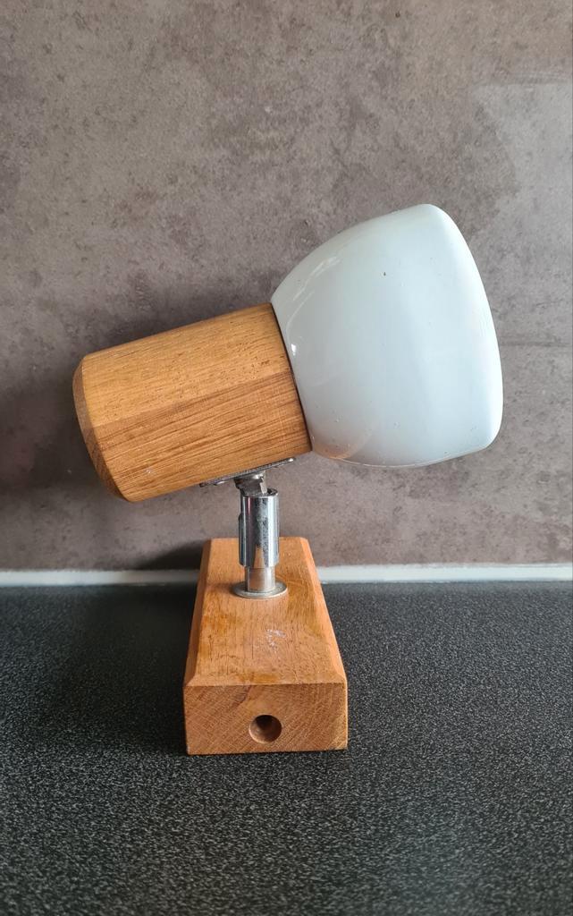 Spot-Light SVENDA wandlamp (model 2224174), Huis en Inrichting, Lampen | Wandlampen, Zo goed als nieuw, Glas, Hout, Metaal, Ophalen of Verzenden