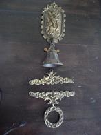 schellekoord beslag messing met bel, Ophalen of Verzenden