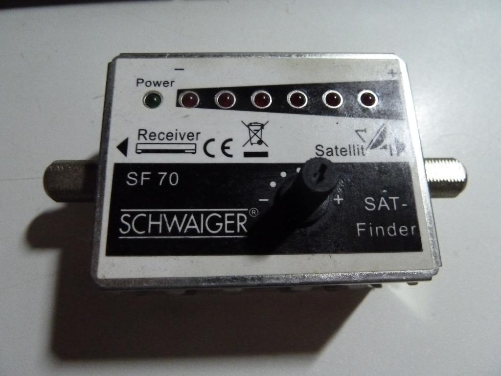 Sat finder Swaiger SF 70 (satelliet zoeker), Audio, Tv en Foto, Schotelantennes, Ophalen of Verzenden, Zo goed als nieuw, (Schotel)antenne-accessoires