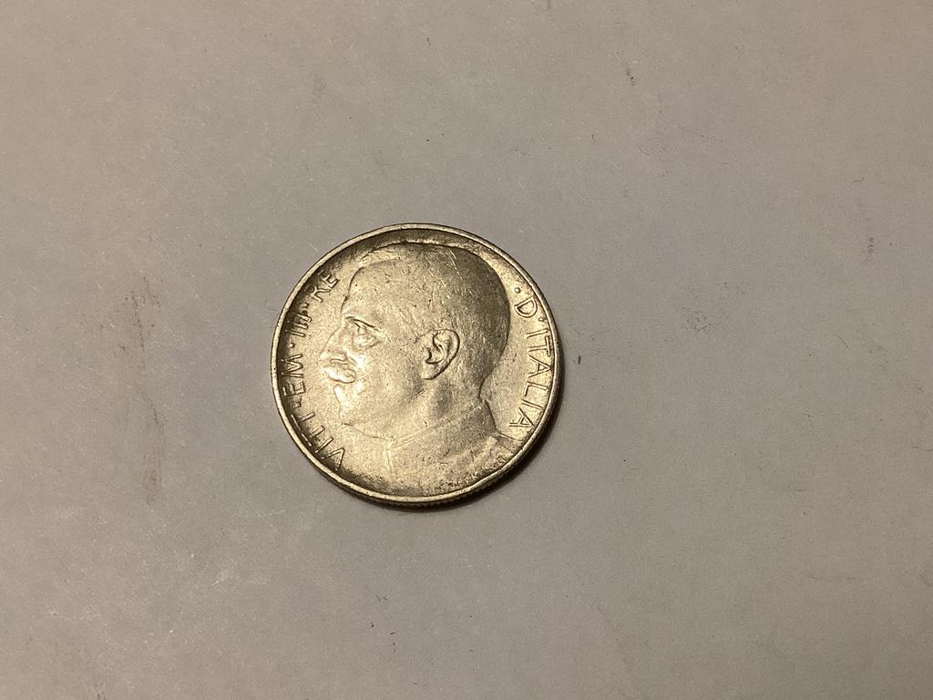 Italie 50 cent 1925, Ophalen of Verzenden, Italië