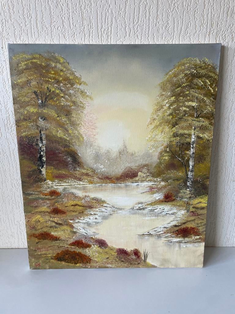 Schilderij De Zonsopkomst Gerda Slingerland, Antiek en Kunst, Ophalen