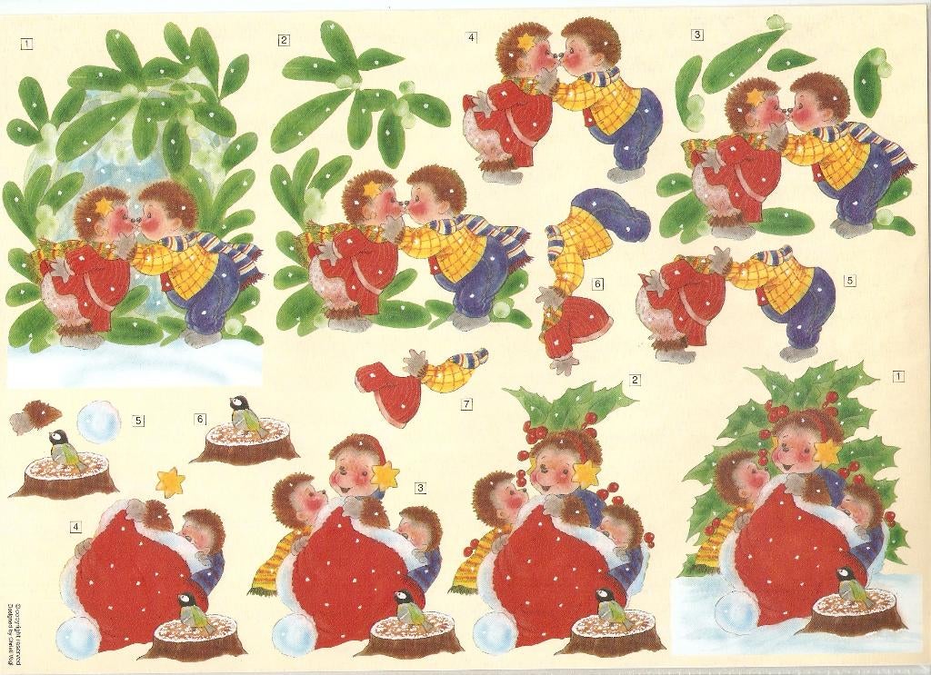 k33 knipvel Chrisl Vogl kerst, Ophalen of Verzenden, Nieuw, Kerst, Knipvel