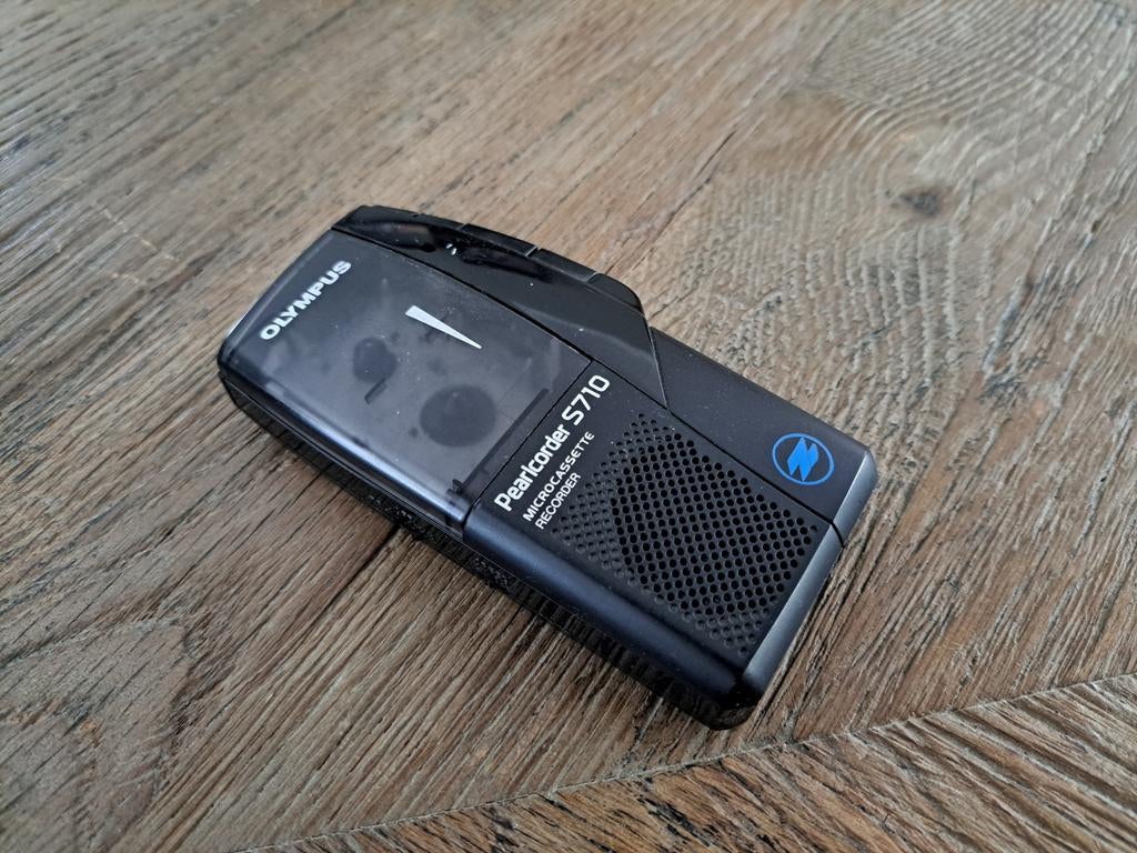 Olympus Micro Cassette-Recorder S710 draagbaar, Audio, Tv en Foto, Cassettedecks, Enkel, Overige merken, Ophalen of Verzenden