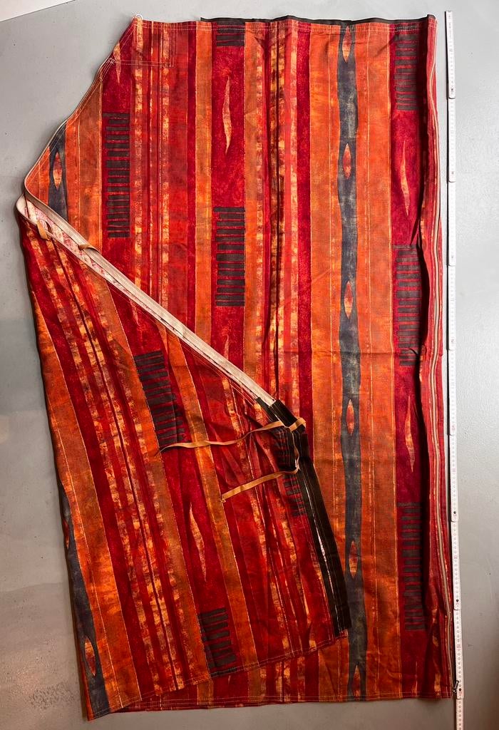 Tentgordijn set met middenrits (De Waard Papegaaiduiker), Caravans en Kamperen, Ophalen of Verzenden, Gebruikt