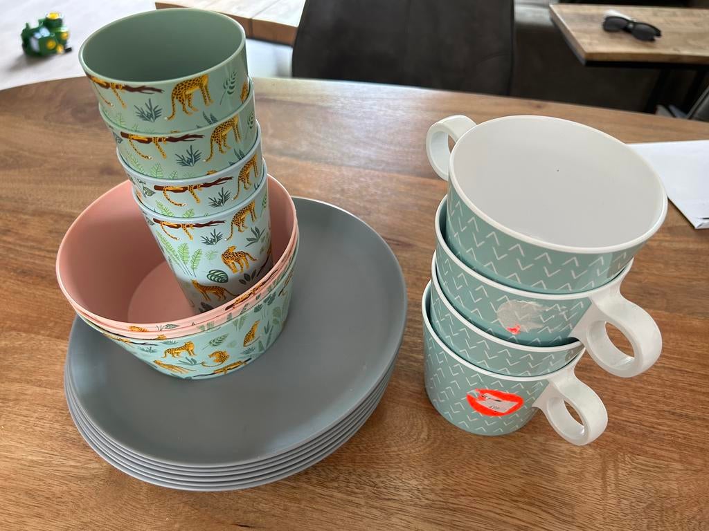 Plastic service camping GRATIS, Ophalen, Gebruikt