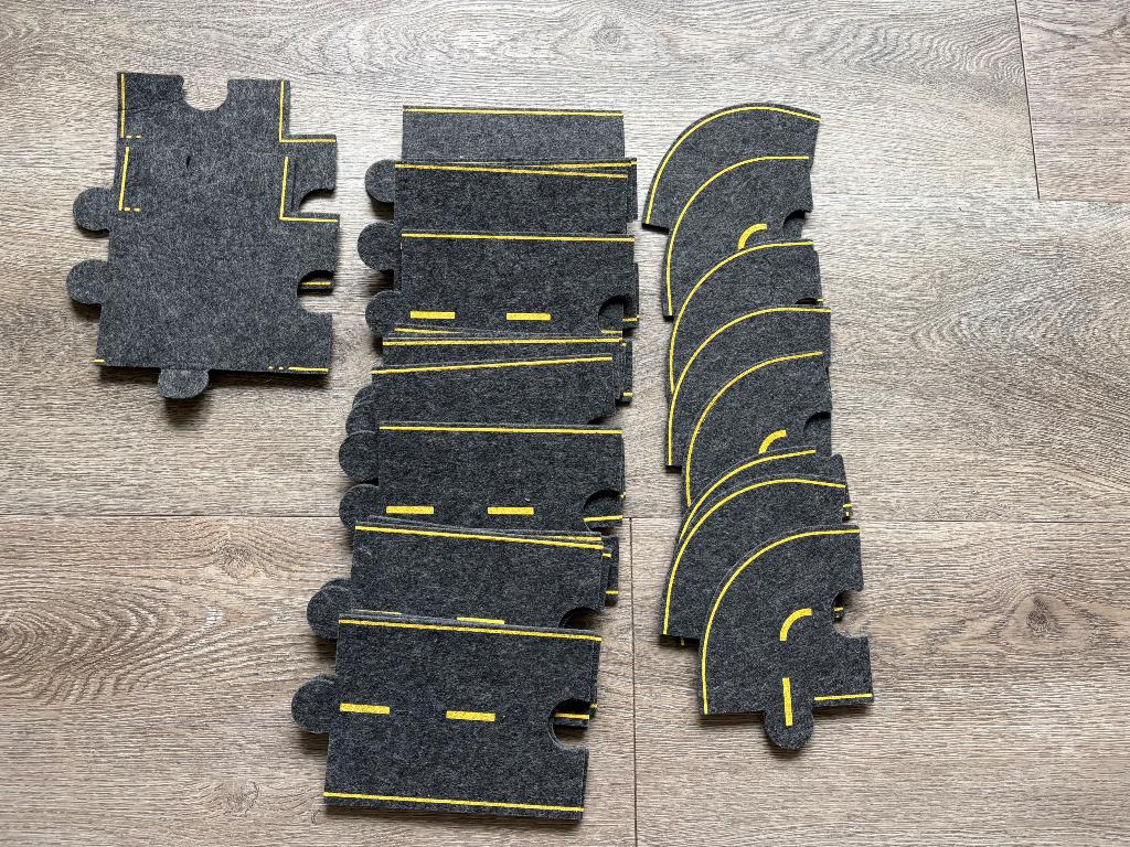 Vilt autoweg puzzel 54 stuks, Ophalen of Verzenden, Meer dan 50 stukjes, Zo goed als nieuw