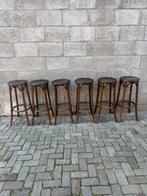1 set 6 stuks Thonet Paris barkruk donkerbruin 80cm Nieuw, Ophalen, Nieuw zonder verpakking, Meubilair