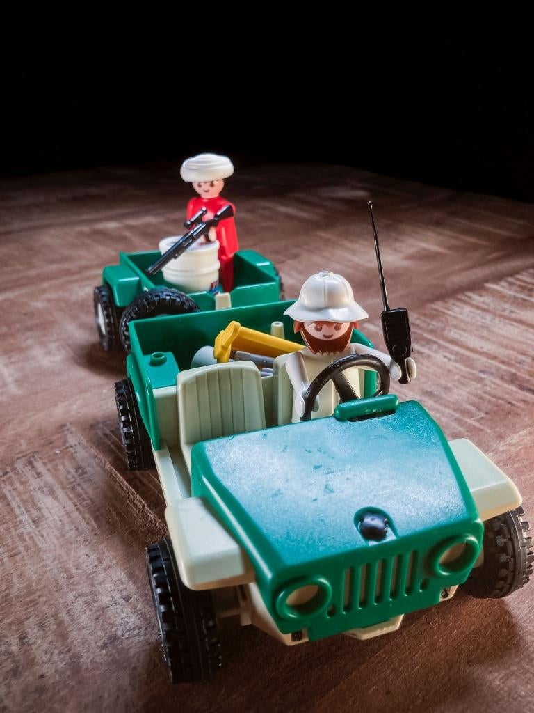 Playmobil vintage Safari Jeep, Ophalen of Verzenden, Gebruikt, Los playmobil