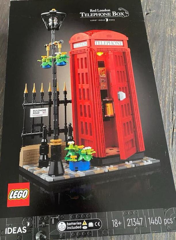 Lego 21347 Rode Telefooncel, Gebruikt, Lego, Ophalen of Verzenden, Ideas