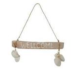 PARTIJ DECOHANGER HOUT MET SCHELPEN, ., Nieuw, Ophalen of Verzenden, .