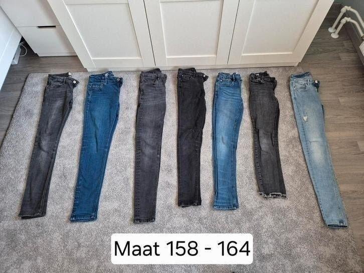 pakket meisjes jeans maat 158- 164, Kinderen en Baby's, Kinderkleding | Maat 158, Broek, Meisje, Garcia Jeans, Ophalen of Verzenden