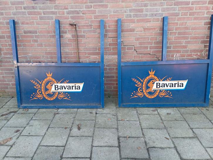 Bavaria Reclameborden voor terras, Verzamelen, Merken en Reclamevoorwerpen, Gebruikt, Reclamebord, Ophalen