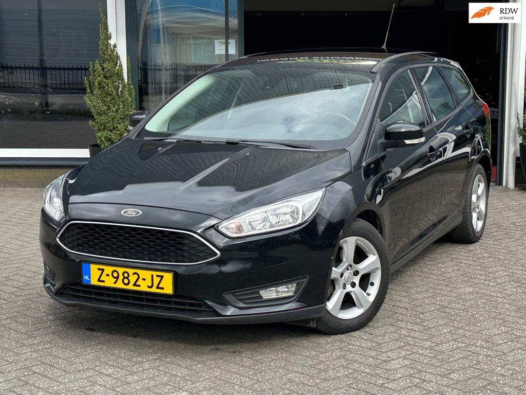 Ford Focus Wagon 1.0 Trend / Automaat, Auto's, Ford, 125 pk, Gebruikt, Euro 6, Zwart