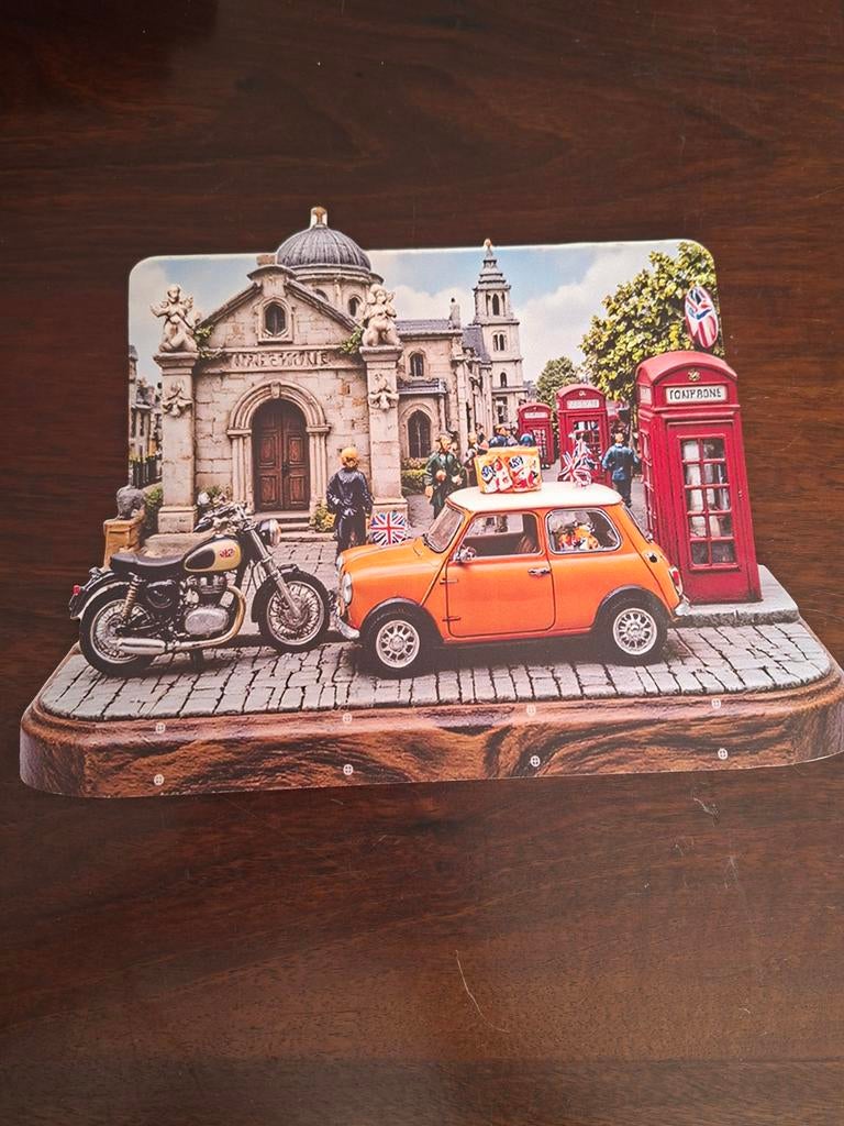 Leuke houten mini bordjes diverse designs, Ophalen of Verzenden, Gebruikt