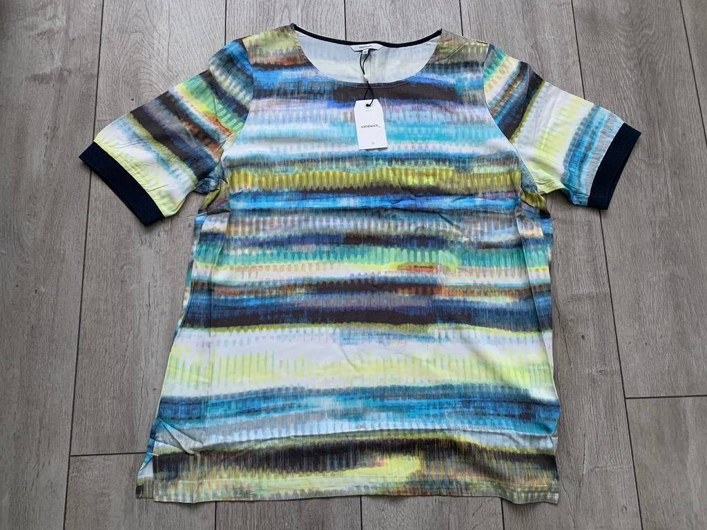 Sandwich super leuk gekleurd nieuw shirt (Maat 44), Overige kleuren, Verzenden, Maat 42/44 (L), Nieuw