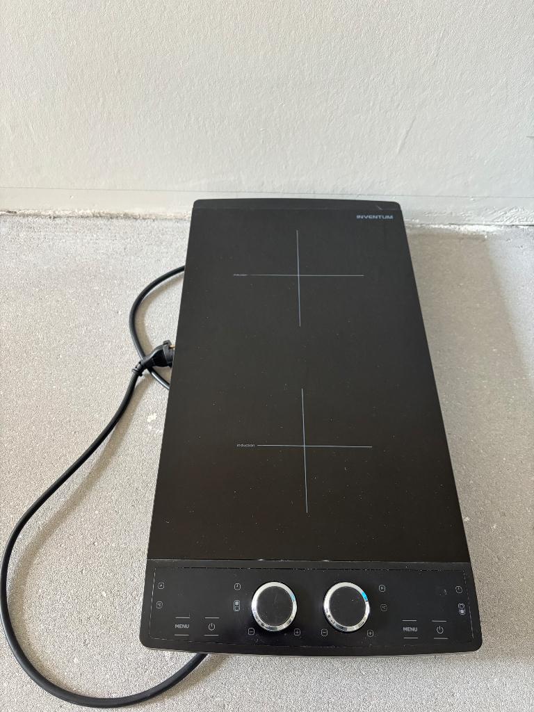 Inventum Inductiekookplaat - 2 kookzones - Zwart, Witgoed en Apparatuur, Kookplaten, Ophalen, 3 kookzones of minder, Zo goed als nieuw