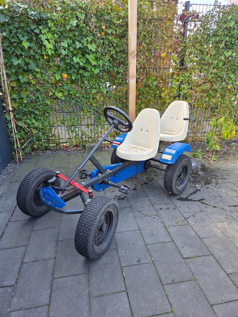 Mammoet skelter met dubbele zitting en handrem, Ophalen of Verzenden, Gebruikt, Mammoet