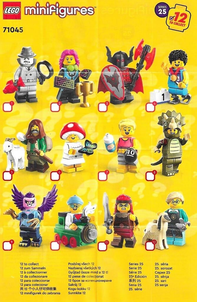 Gezocht : flyers van de series minifiguren, Ophalen of Verzenden, Zo goed als nieuw, Lego