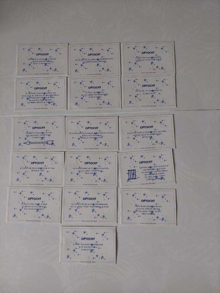 Onderdelen. Monopoly. De Disney Editie. Niet Compleet., Ophalen of Verzenden, Zo goed als nieuw