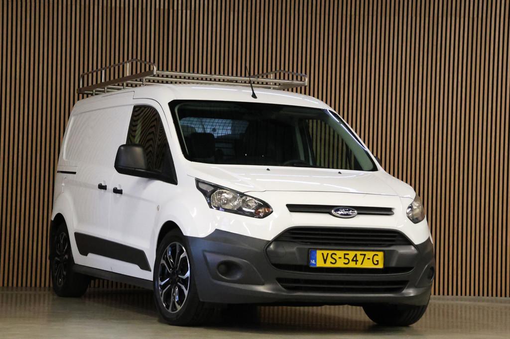 Ford Transit Connect 1.6 TDCI L2 | 3-Zitter | Trekhaak | Imp, Gebruikt, Zwart, 4 cilinders, Wit