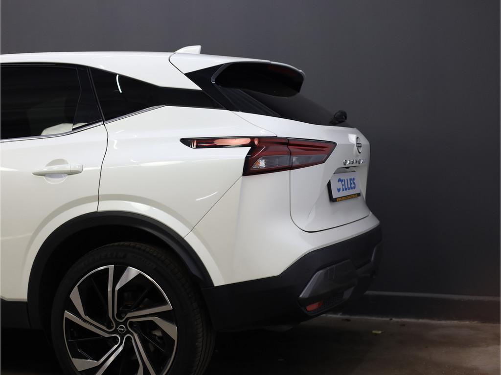 Nissan QASHQAI 1.3 MHEV Xtronic N-Connecta | Stuur en Stoelv, Auto's, Nissan, Stof, Wit, Bedrijf, Qashqai