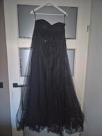 Zwarte galajurk met mooie bewerking, Ophalen of Verzenden