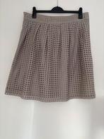 Grijze Promiss rok met broderie - Maat 46, Kleding | Dames, Rokken, Maat 46/48 (XL) of groter, Ophalen of Verzenden, Zo goed als nieuw