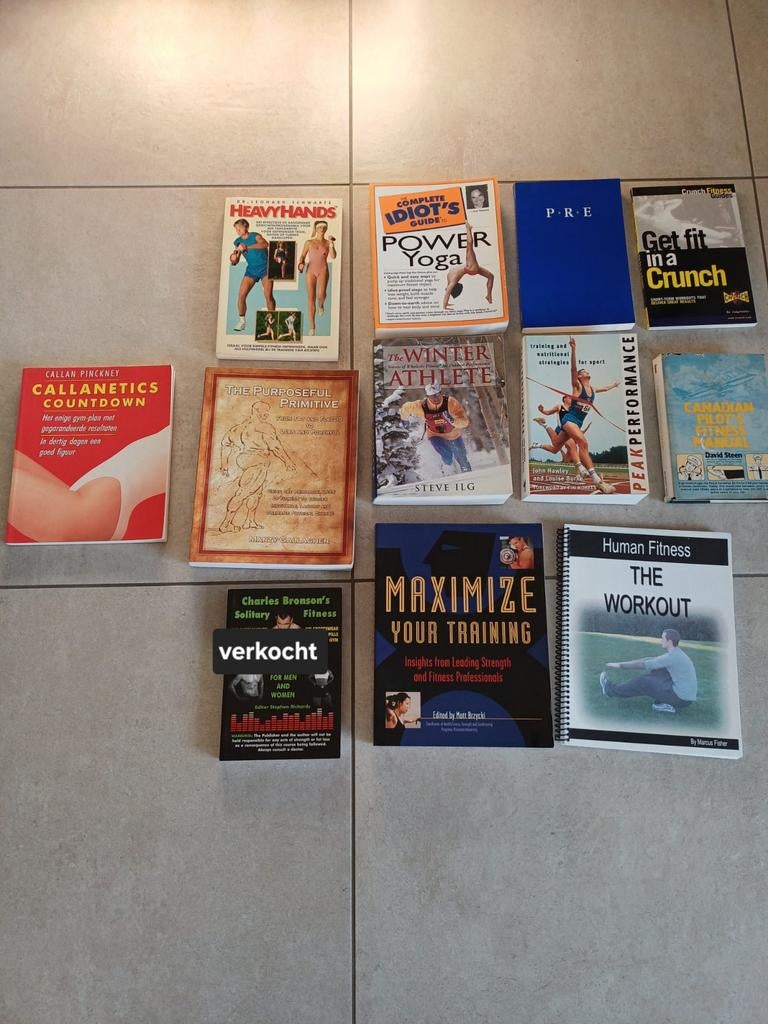 Pakket sportboeken, Ophalen of Verzenden, Zo goed als nieuw, Overige sporten