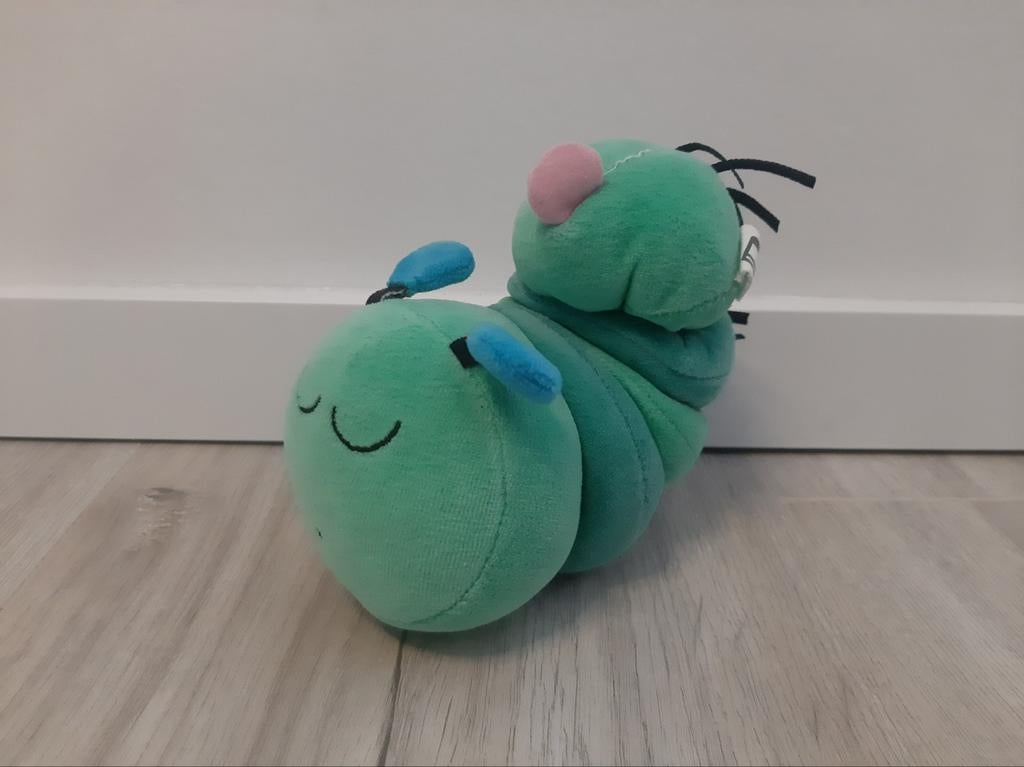 Knuffel muziekdoos Ikea rups klappa K8100, Kinderen en Baby's, Speelgoed | Knuffels en Pluche, Ophalen of Verzenden, Zo goed als nieuw