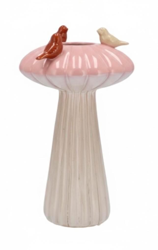 NIEUW !! Superleuke unieke vaas met vogeltjes, Huis en Inrichting, Woonaccessoires | Vazen, Nieuw, Overige kleuren, Minder dan 50 cm