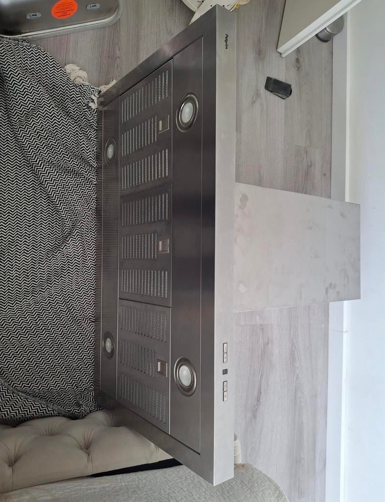 Afzuigkap RVS, Witgoed en Apparatuur, Afzuigkappen, Ophalen, Zo goed als nieuw, Inbouw, Onderbouw afzuigkap
