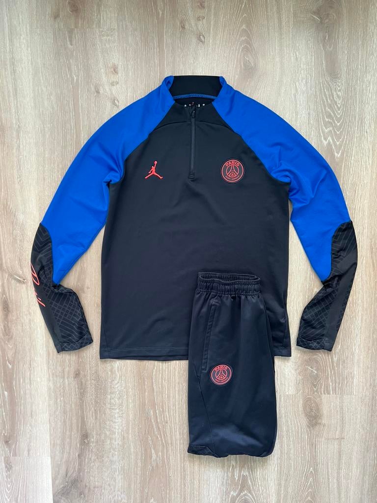 PSG Jordan trainingspak 22/23 maat 158, Gebruikt, Jongen of Meisje, Jordan, Sport- of Zwemkleding