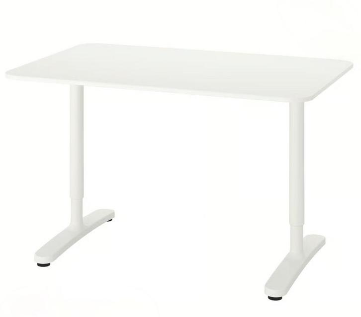 IKEA Bekant bureau wit, 120x80 cm, zo goed als nieuw, Huis en Inrichting, Bureaus, Ophalen