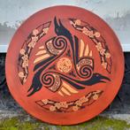 Sjamaanse geitenvel drum XXL 100 cm handbeschilderd, Ophalen