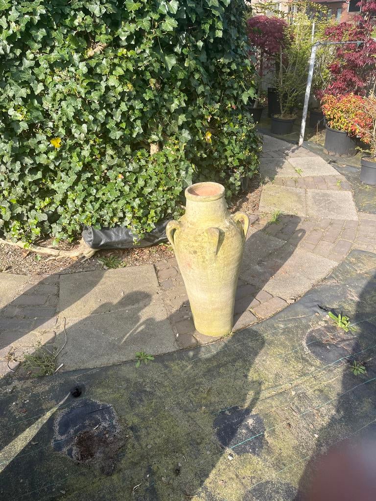 Grote terracotta kruik - 75 cm hoog, Ophalen of Verzenden