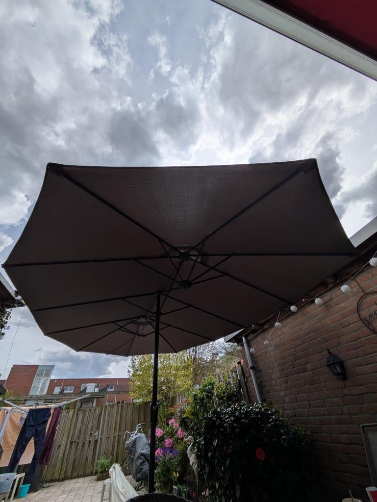 Dubbele Parasol SEVVA te koop, Tuin en Terras, Parasols, Nieuw, Zweefparasol, Ophalen