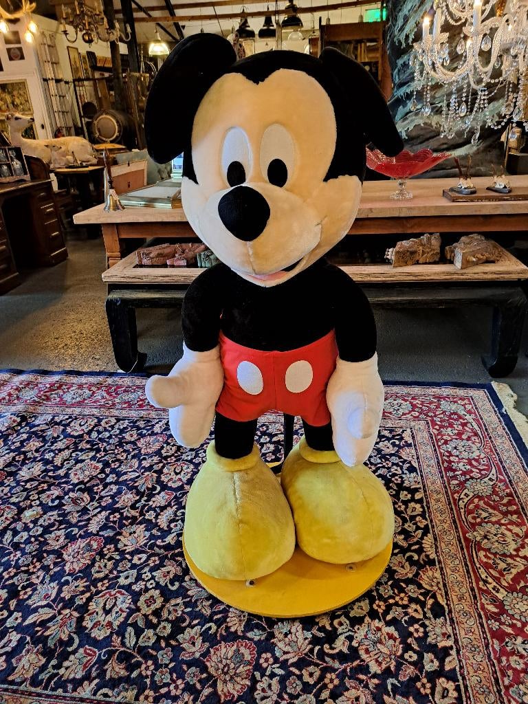 Origineel Disney beeld Mickey Mouse 130 cm erg mooi en gaaf, Ophalen, Mickey Mouse, Zo goed als nieuw, Beeldje of Figuurtje