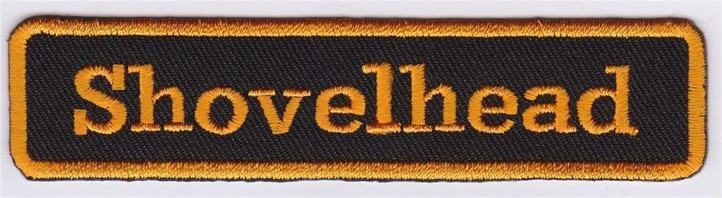 Harley Davidson Shovelhead stoffen opstrijk patch embleem #1, Ophalen of Verzenden, Nieuw