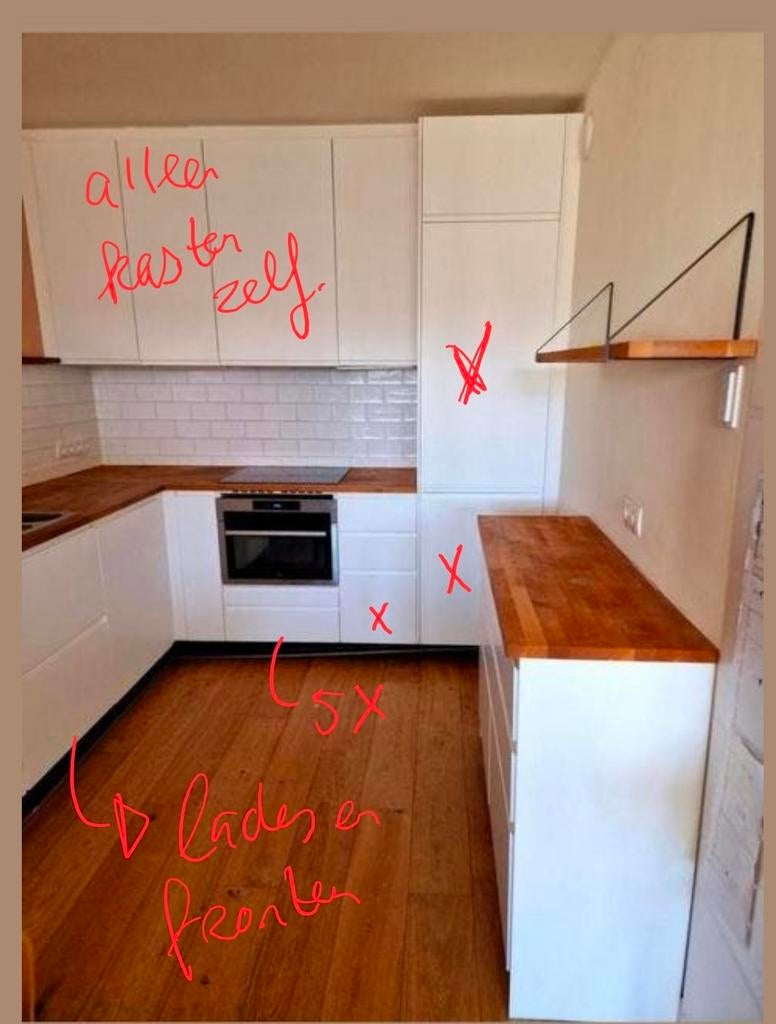 IKEA Voxtorp Maximera Metod lades kasten Mat Wit keuken onde, Huis en Inrichting, Keuken | Keukenelementen, Gebruikt, Minder dan 100 cm