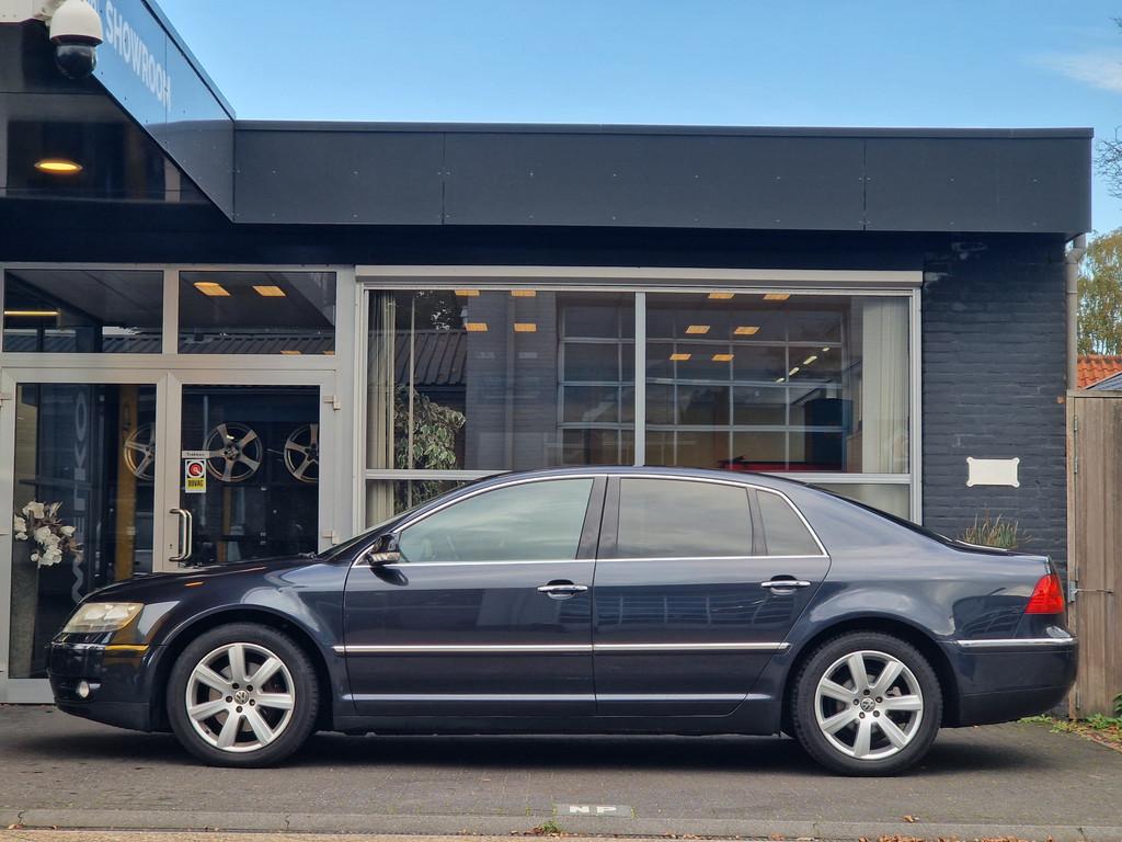 Volkswagen Phaeton 3.2 V6 4p. LUCHTVERING / VR6 / R32 / YOUN, Gebruikt, 3189 cc, Zwart, Leder