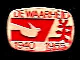 De Waarheid 1940-1965 speld, Verzamelen, Verzenden, Nieuw, Overige onderwerpen, Speldje of Pin