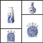 Heinen Delfts blauwe vazen, Blauw, Aardewerk of Porselein, Nieuw, Ophalen of Verzenden