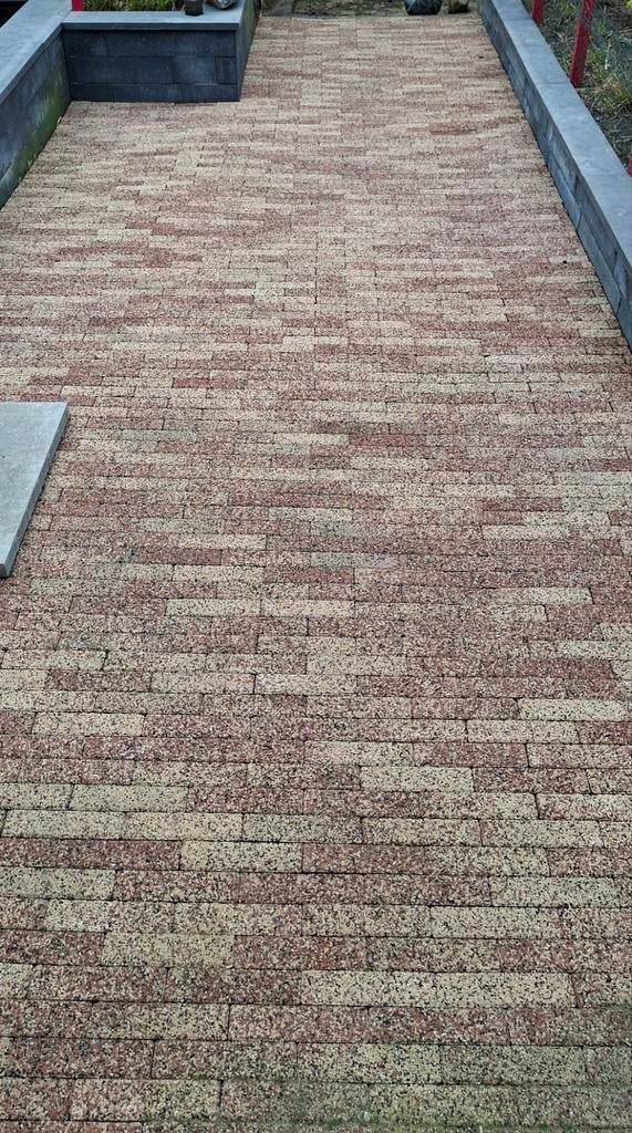 Gecoate bonte klinkers 30m2, Ophalen