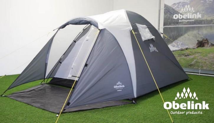 Obelink Calypso 2-persoons koepeltent - Nieuw in doos, Caravans en Kamperen, Tenten, tot en met 2, Nieuw, Ophalen of Verzenden