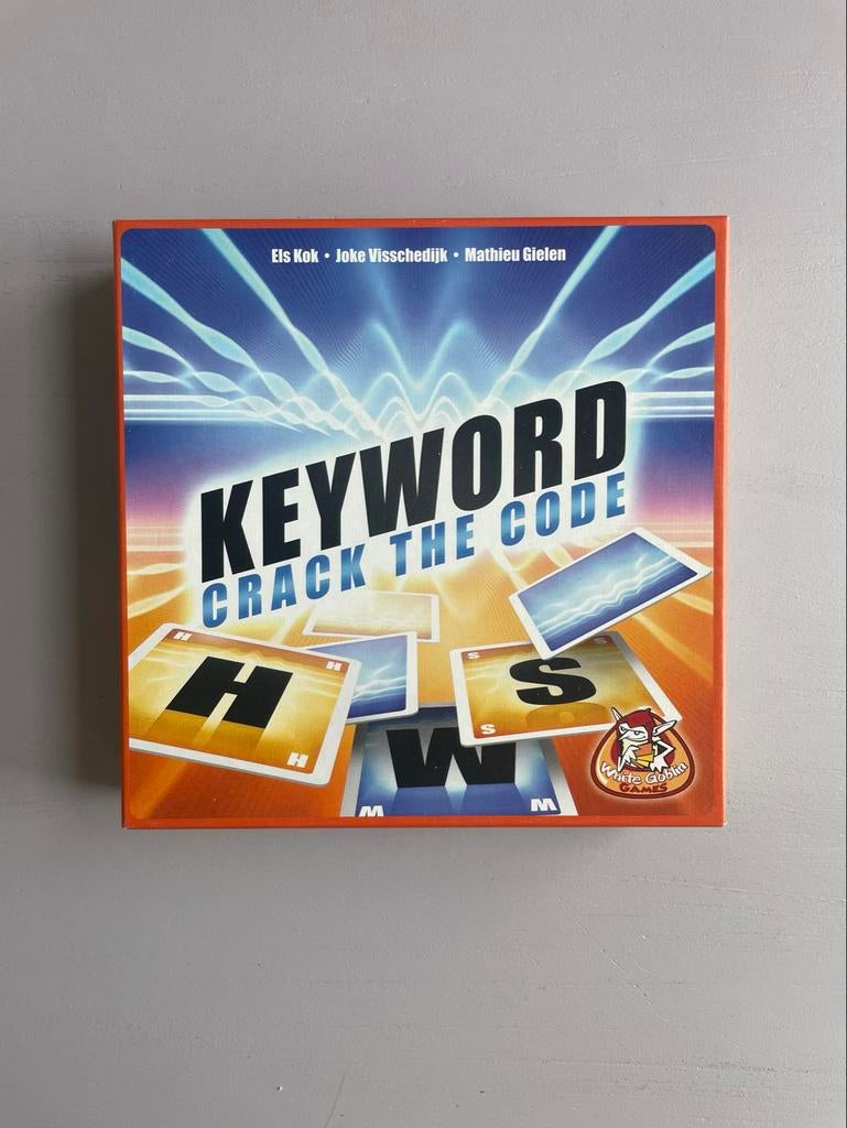 Keyword - Crack the Code, Een of twee spelers, Ophalen of Verzenden, Zo goed als nieuw, White Goblin Games