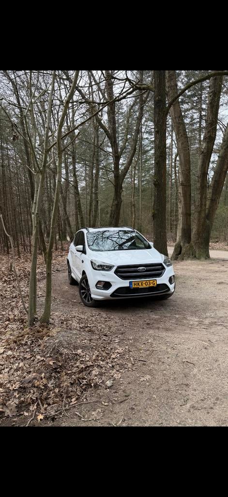 Ford Kuga 2.0 242pk 4WD Powershift 2018 Wit, Auto's, 4 cilinders, Wit, 11 km/l, Vierwielaandrijving