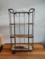 Wandrek wandplank ijzer hout antieke industriële look, Huis en Inrichting, Woonaccessoires | Wandplanken en Boekenplanken, Ophalen of Verzenden