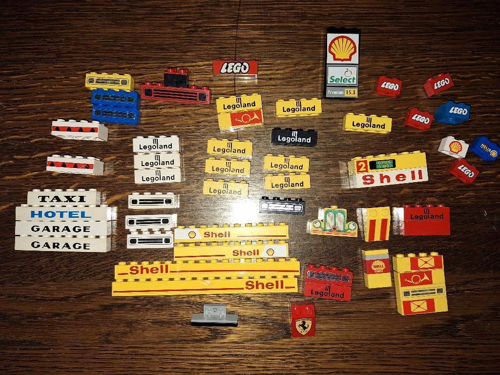 Lego naamplaatjes verschillende, Ophalen of Verzenden, Gebruikt