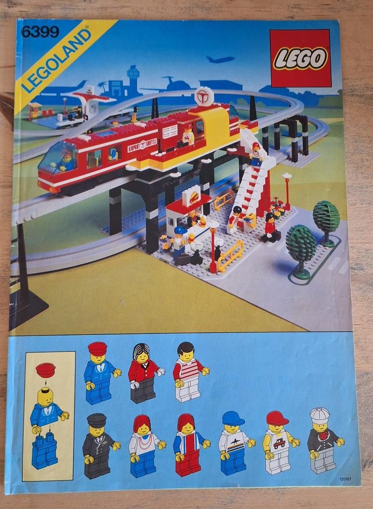 Lego 6399 Airport Shuttle (zonder rails), Gebruikt, Lego, Ophalen of Verzenden, LEGOLAND